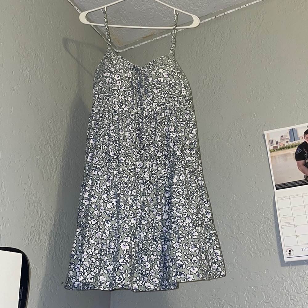Cute summer flower print dress